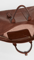 Thumbnail for your product : Lotuff Leather Duffle Travel Bag with Pocket