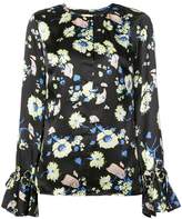 Thumbnail for your product : Derek Lam 10 Crosby Long Sleeve Blouse with Cuff Ties