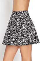 Thumbnail for your product : Forever 21 Floral Print Skater Skirt