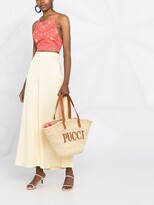 Thumbnail for your product : Pucci Large Straw Tote Bag