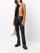 Thumbnail for your product : Rick Owens V-neck leather jacket