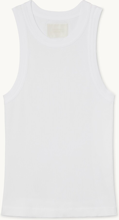 Citizens of Humanity Isabel Ribbed Tank White M
