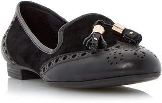 Dune LADIES LOKI - Brogue Tassel Detail Loafer Shoe