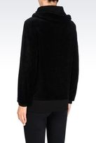 Thumbnail for your product : Emporio Armani Full Zip Hooded Sweatshirt In Chenille