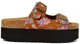 Thumbnail for your product : Nasty Gal Jeffrey Campbell Aurelia Platform Sandal - Tan Floral