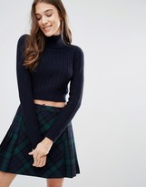 Thumbnail for your product : Jack Wills Chalkcroft Cropped Roll Neck Jumper