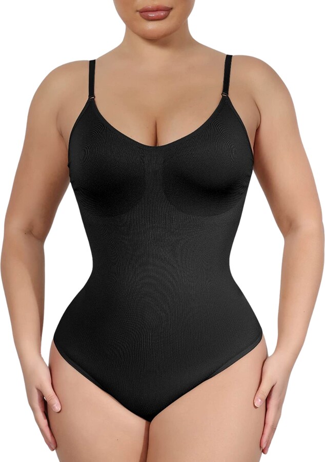 Soo slick Seamless Bodysuit for Women Tummy Control Shapewear | Sculpting  Body Shaper Thong Dupes Shaping Tops