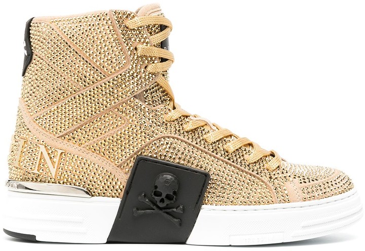 Women's Gold High Top Sneakers | ShopStyle