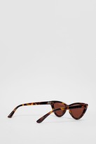 Thumbnail for your product : Nasty Gal Womens What's Up Pussycat Leopard Cat-Eye Sunglasses