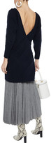 Thumbnail for your product : ALEXACHUNG Open-back Brushed Cotton-blend Cardigan