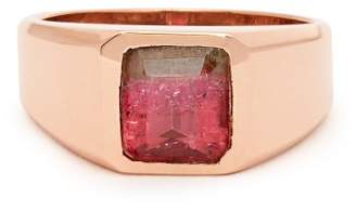 Jacquie Aiche 14kt Gold & Tourmalime Ring - Womens - Pink