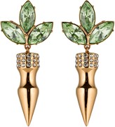 Thumbnail for your product : Mawi Crystal Leaf Earrings with Large Spikes