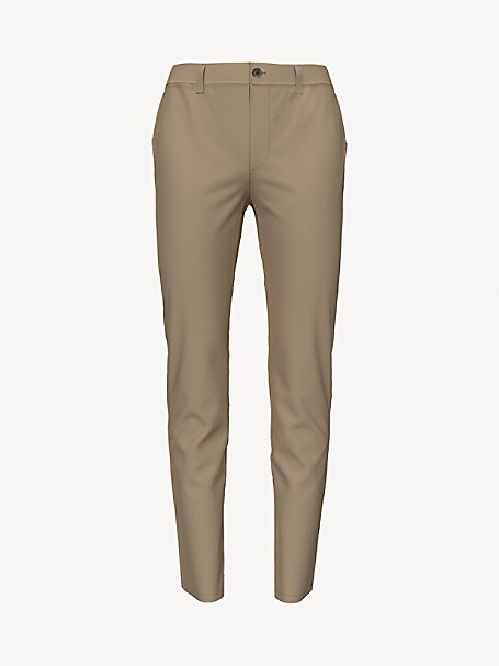 Tommy Hilfiger Slim Fit Essential Solid Chino - ShopStyle Casual Pants