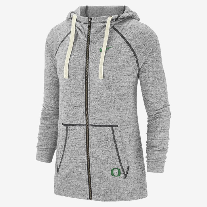 nike zip hoodie green