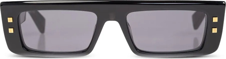 Balmain Eyewear Rectangle-Frame Sunglasses