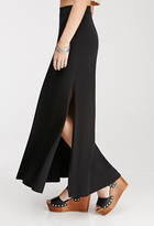 Thumbnail for your product : Forever 21 M-Slit Knit Maxi Skirt