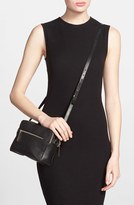 Thumbnail for your product : Halogen Leather Double Zip Crossbody Bag