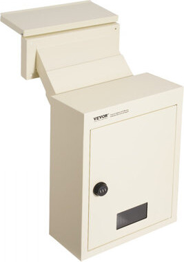 Stellweilan Tessberg Through The Wall Drop Box Heavy Duty Steel Through the Wall Mailbox with 2.8-7.9\