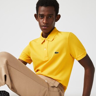 Lacoste Men's Yellow Shirts | ShopStyle