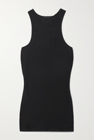 Thumbnail for your product : ATM Anthony Thomas Melillo Ribbed Stretch-modal Jersey Tank - Black