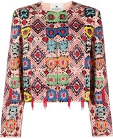 Thumbnail for your product : Etro Cropped Embroidered Jacket