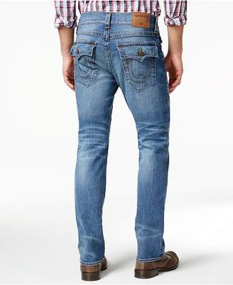 True Religion Men's Ricky Relaxed-Straight-Fit Stretch Flagstone Jeans