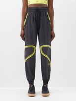 Thumbnail for your product : adidas by Stella McCartney Truepace Recycled-fibre Shell Track Pants - Black