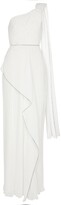 Thumbnail for your product : Roland Mouret Lamas one-shoulder pleated gown