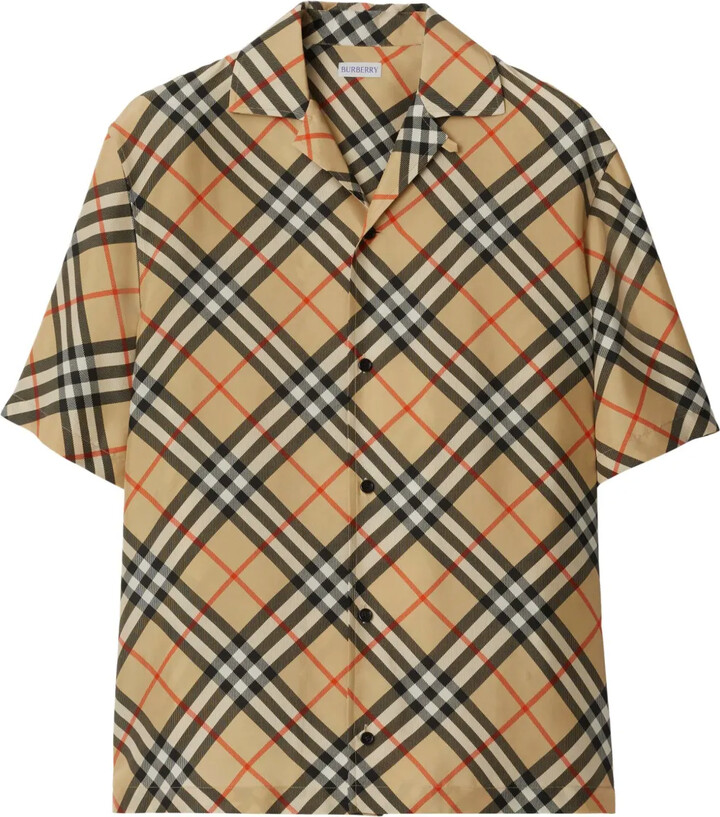 Burberry Nova check silk shirt