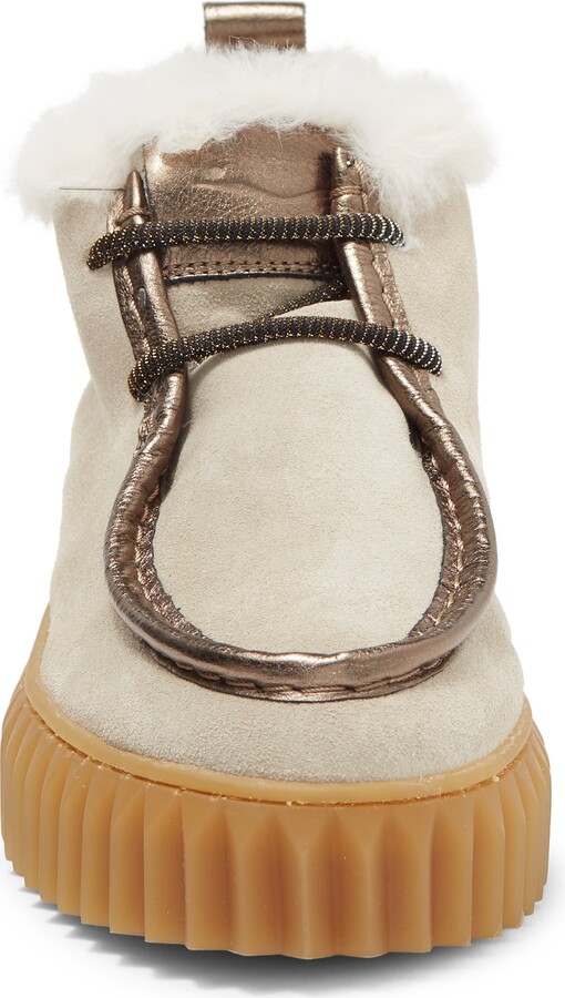 Voile Blanche Penelope Faux Fur Trim Chukka Boot ShopStyle