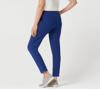 Denim & Co. Active Pull-On French Terry Ankle Pants
