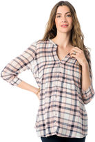 Thumbnail for your product : A Pea in the Pod Button Front Maternity Blouse