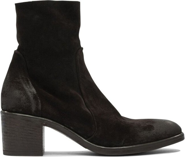 Strategia Block Heel Ankle Boots