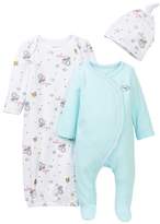 Thumbnail for your product : Vitamins Baby Mermaid Footie, Gown, & Hat Set (Baby Girls 0-3M)