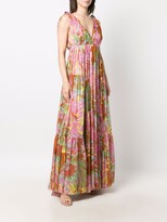 Thumbnail for your product : Dolce & Gabbana '60s-Print Long Chiffon Dress