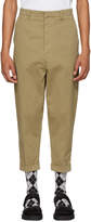 Thumbnail for your product : Ami Alexandre Mattiussi Beige Oversized Carrot Trousers
