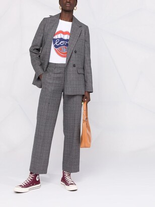 A.P.C. Cece checked straight suit trousers