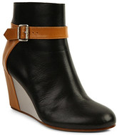 Thumbnail for your product : Maison Martin Margiela 7812 MM6 Leather wedge ankle boots