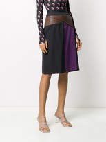 Thumbnail for your product : Gianfranco Ferré Pre-Owned Colour-Block Midi Skirt
