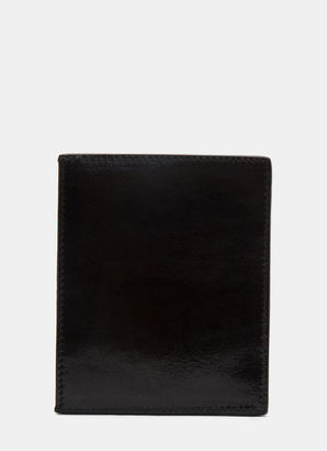 Rick Owens Smooth Grained Credit Card Holder in Black