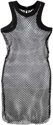 Sacai fishnet tank dress