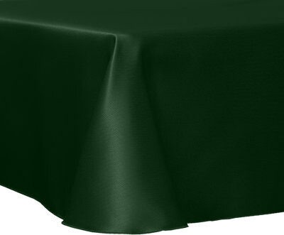 Ultimate Textile -5 Pack- Herringbone - Fandango 108 X 156-Inch Rectangular Tablecloth, Hunter Green