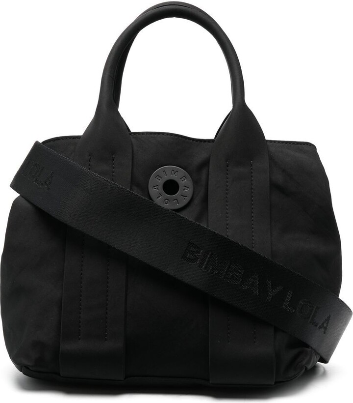 Bimba y Lola medium Chimo logo tote bag - ShopStyle