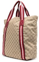 Thumbnail for your product : Gucci Pre-Owned 2000s GG Sherry Line tote bag