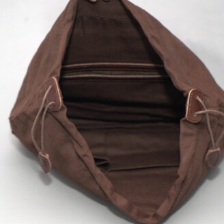 Rimini Woven Leather Beach Bag - Dark Brown - ShopStyle