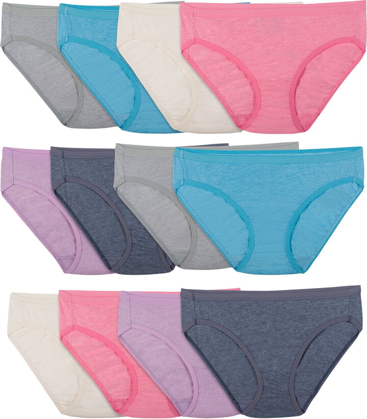 Fruit of the Loom Women’s Beyondsoft Bikini Underwear, 12-Pack