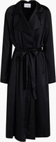 Thumbnail for your product : we are LEONE Silk-satin robe