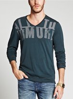 Thumbnail for your product : GUESS Myer Typographic Long-Sleeve Tee