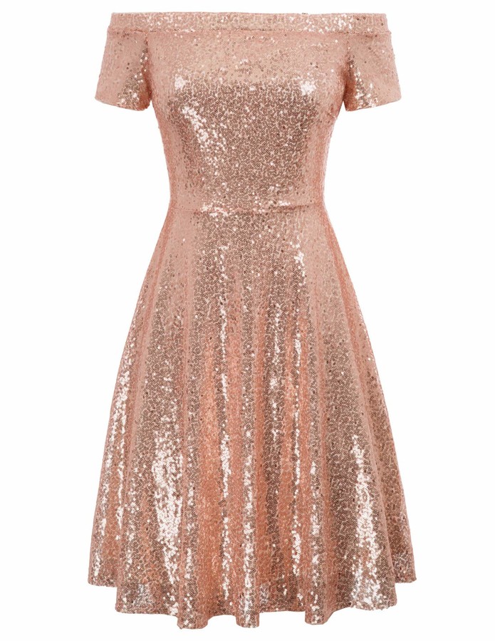 rose gold dress casual