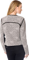 Thumbnail for your product : A Pea in the Pod Rebecca Taylor Faux Leather Trim Wool Maternity Jacket